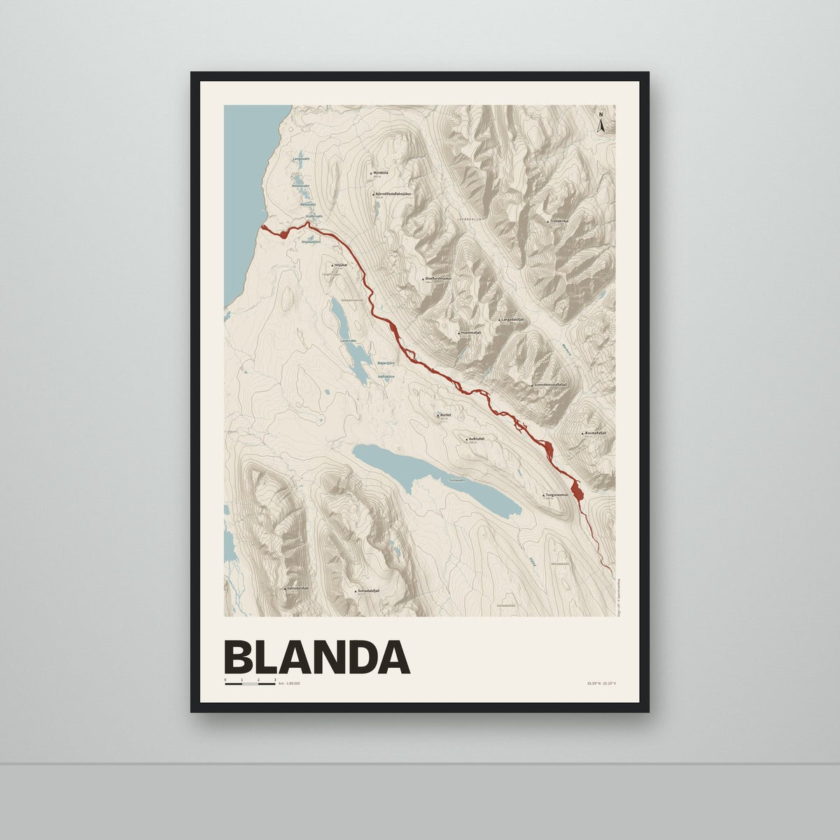 Blanda – Sandur, rauður
