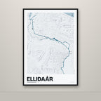 Elliðaár – Ljóst, blár