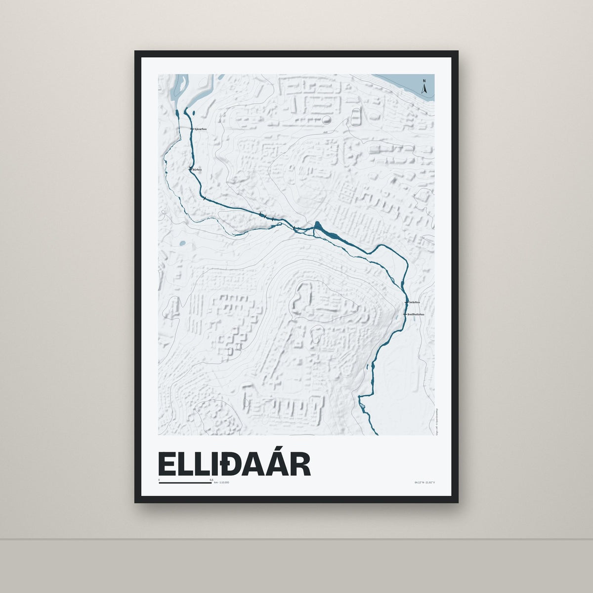 Elliðaár – Ljóst, blár