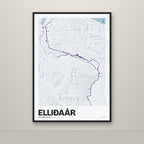Elliðaár – Ljóst, lúpínufjólublár