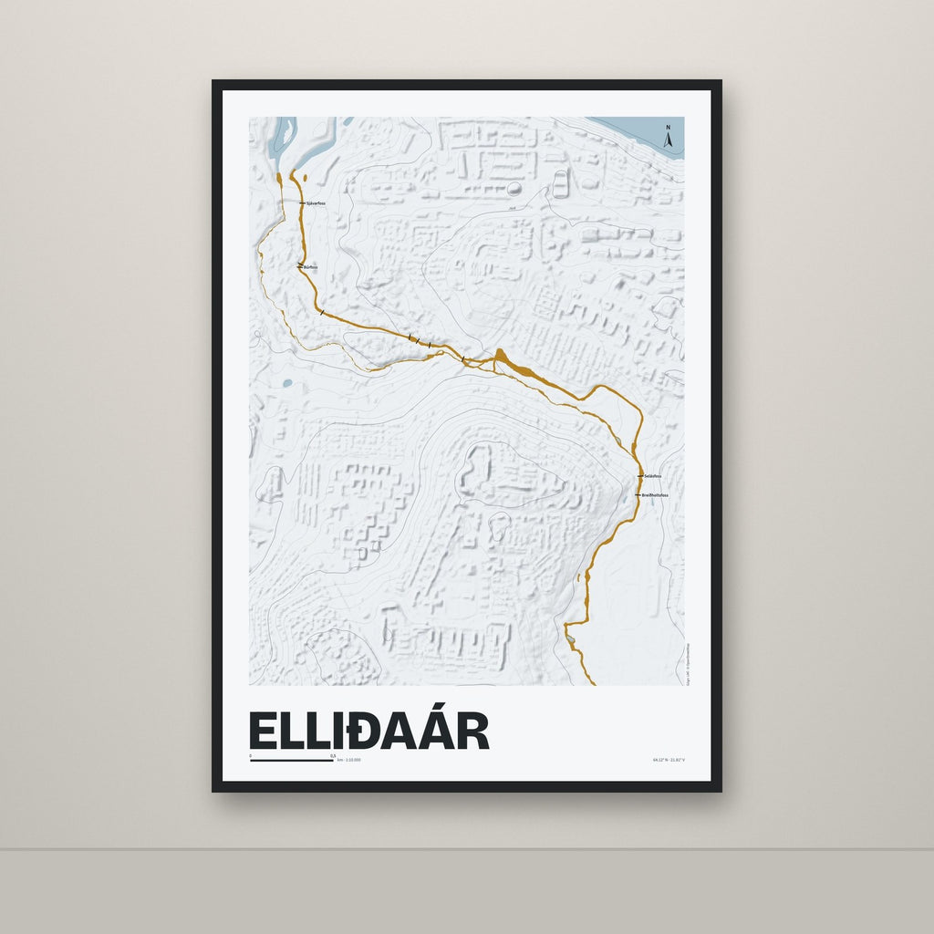 Elliðaár – Ljóst, okkurgulur