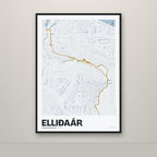 Elliðaár – Ljóst, okkurgulur