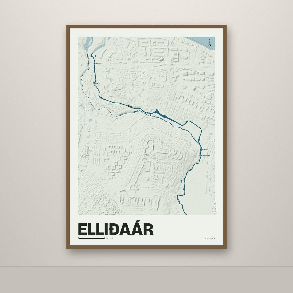 Elliðaár – Mosi, blár