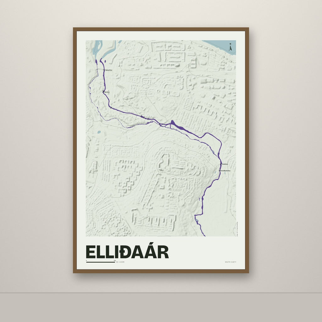 Elliðaár – Mosi, lúpínufjólublár
