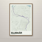 Elliðaár – Mosi, lúpínufjólublár