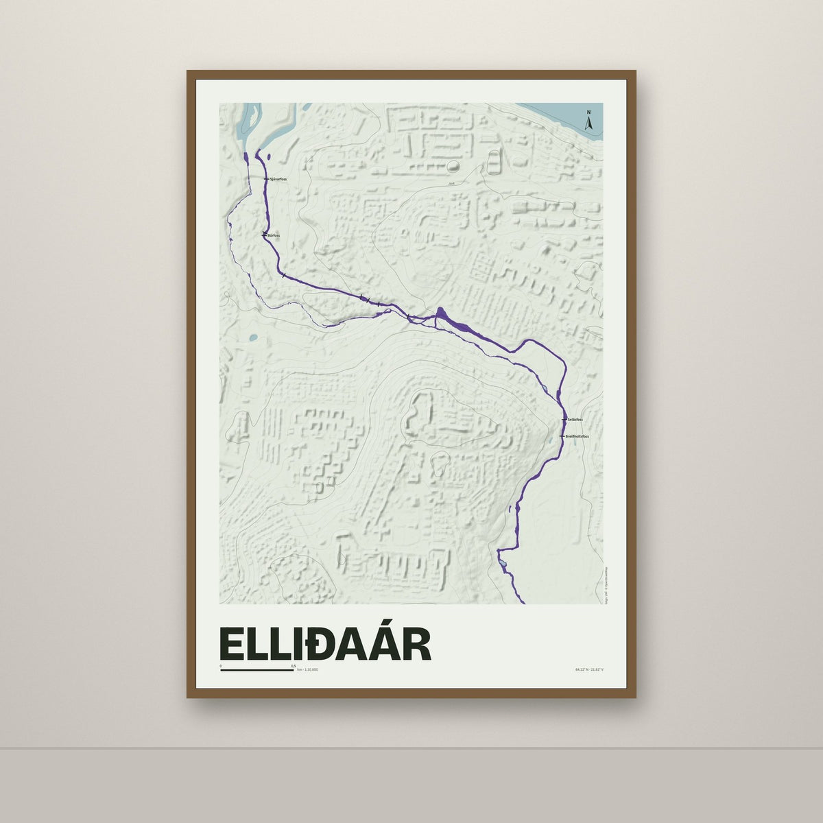 Elliðaár – Mosi, lúpínufjólublár