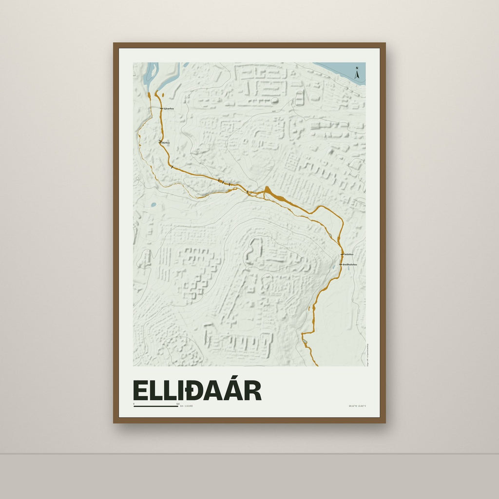 Elliðaár – Mosi, okkurgulur