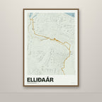 Elliðaár – Mosi, okkurgulur