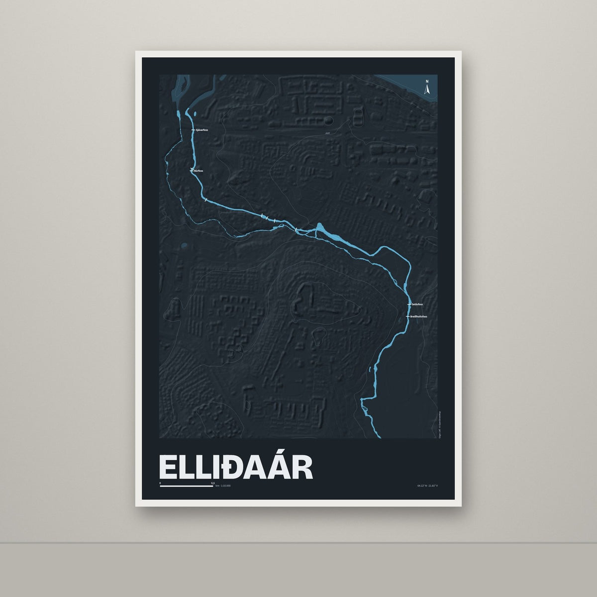 Elliðaár – Nótt, blár