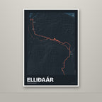 Elliðaár – Nótt, rauður