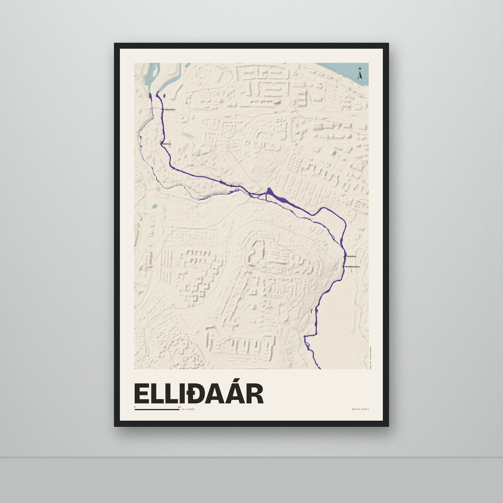 Elliðaár – Sandur, lúpínufjólublár
