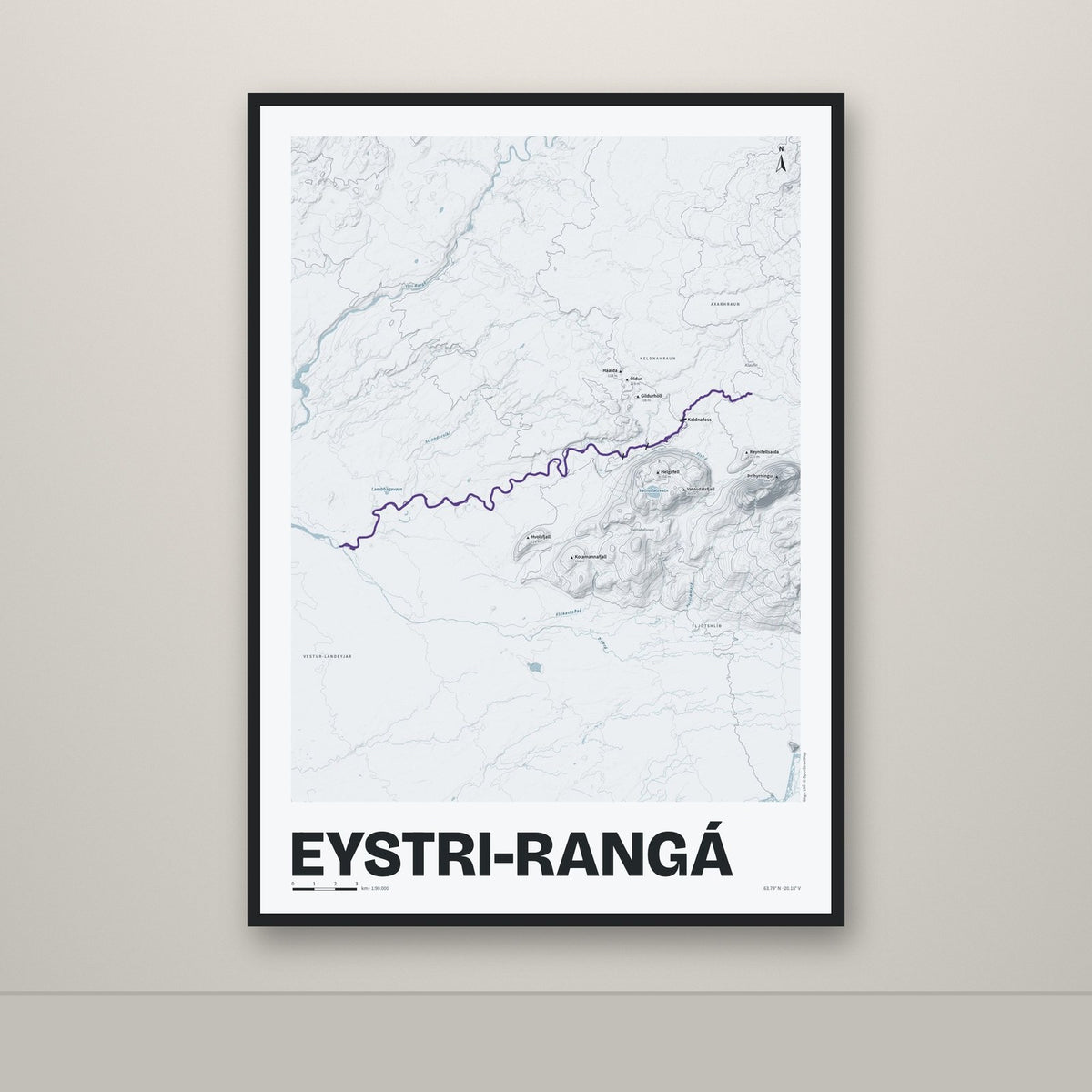 Eystri-Rangá – Ljóst, lúpínufjólublár