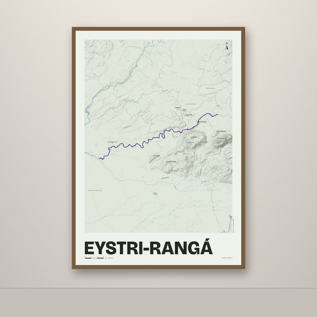 Eystri-Rangá – Mosi, lúpínufjólublár