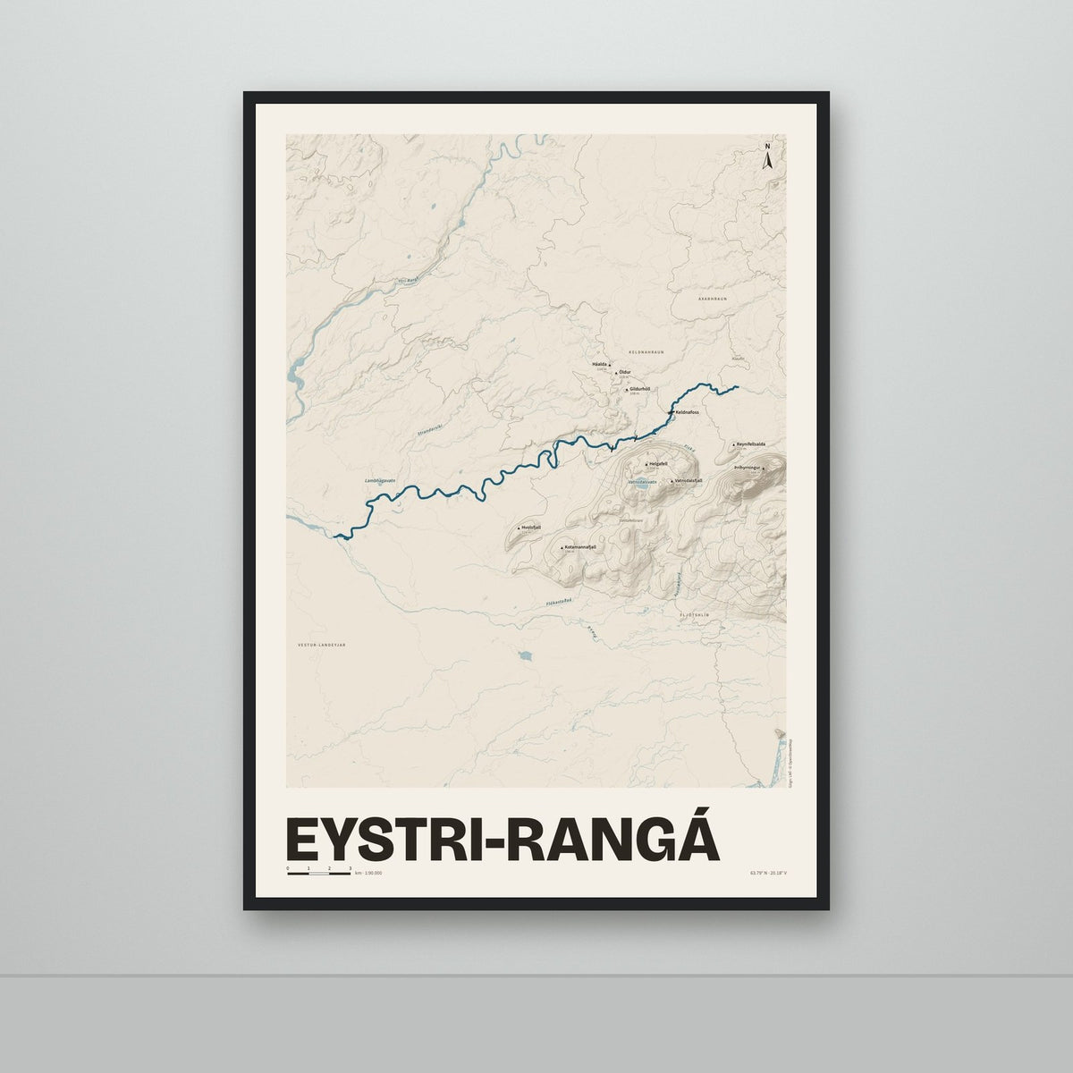 Eystri-Rangá – Sandur, blár