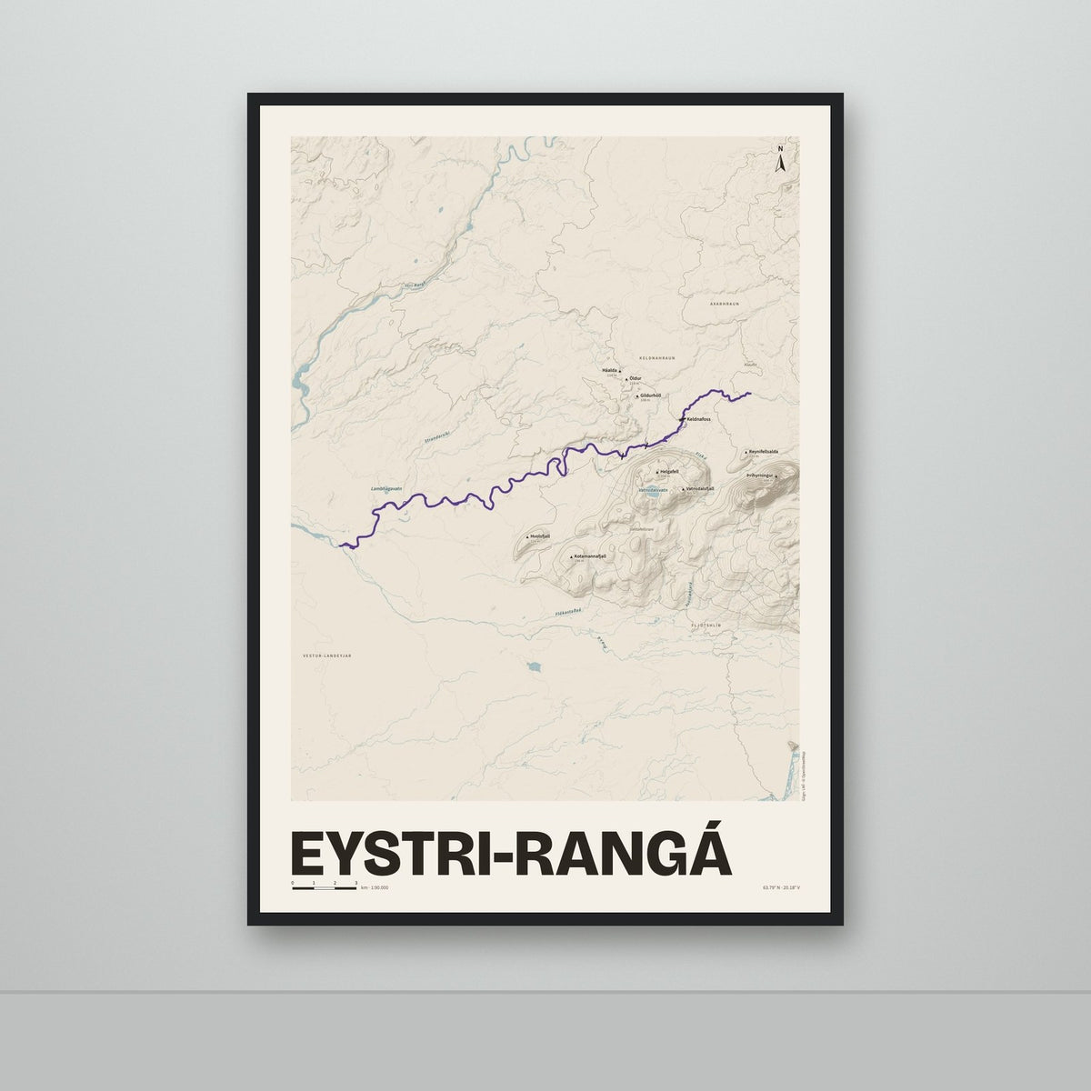 Eystri-Rangá – Sandur, lúpínufjólublár