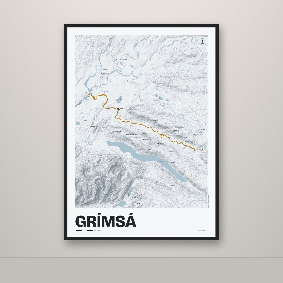 Grímsá – Ljóst, okkurgulur