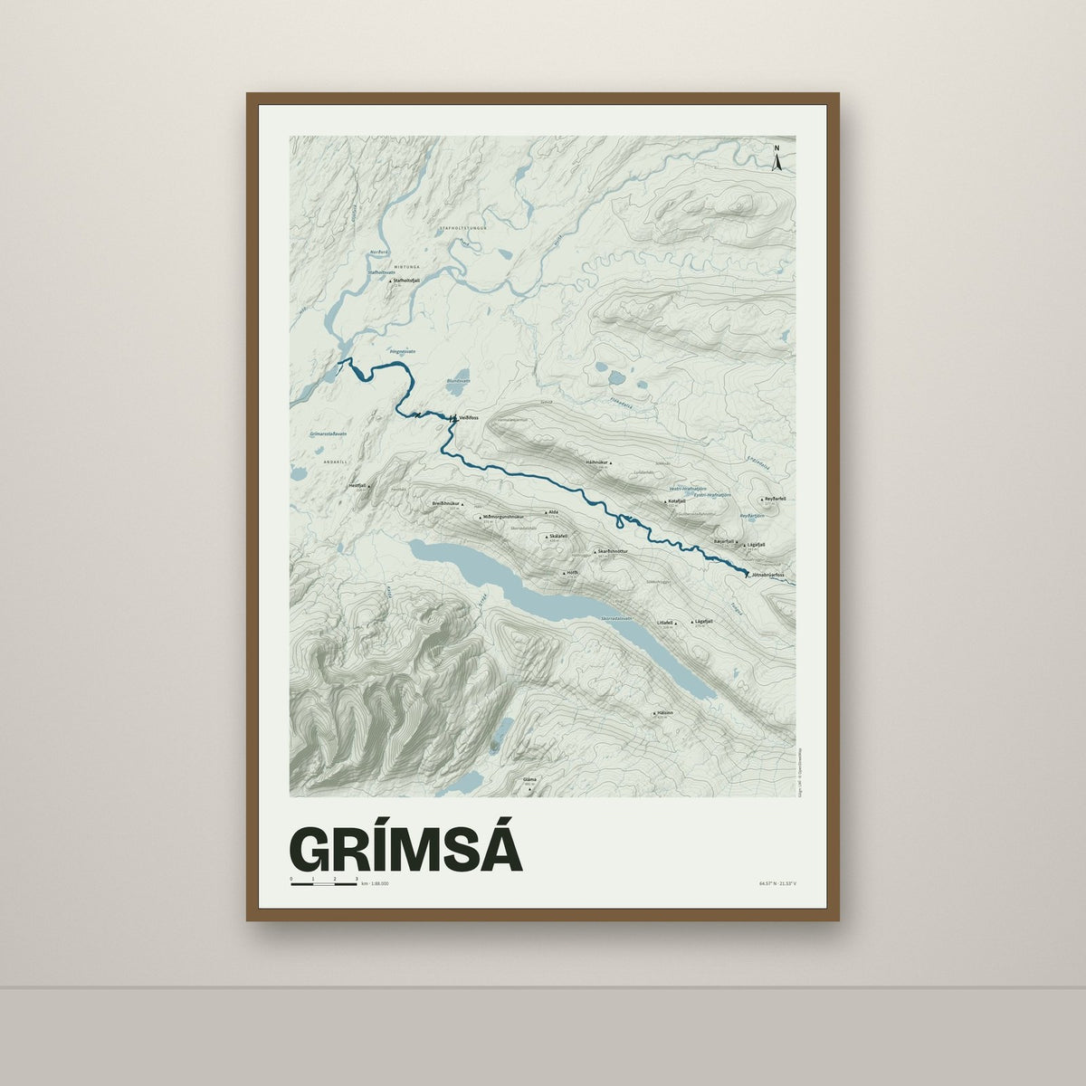 Grímsá – Mosi, blár