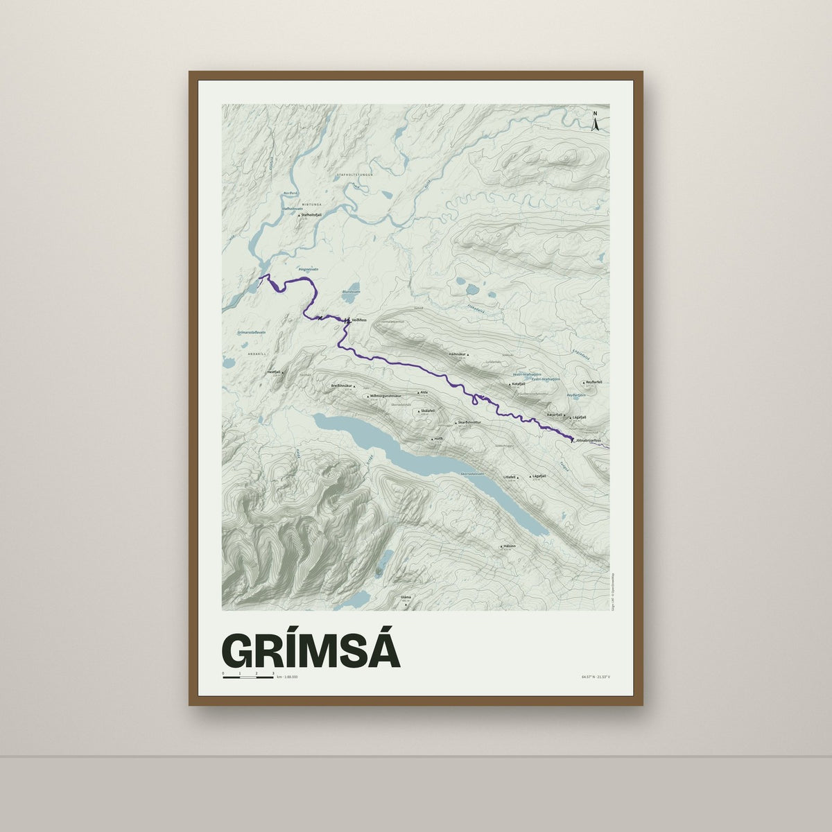 Grímsá – Mosi, lúpínufjólublár