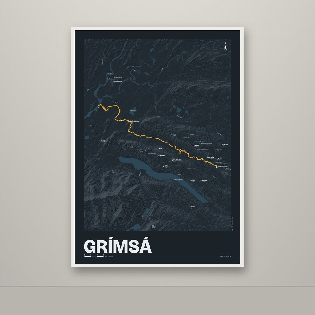 Grímsá – Nótt, okkurgulur