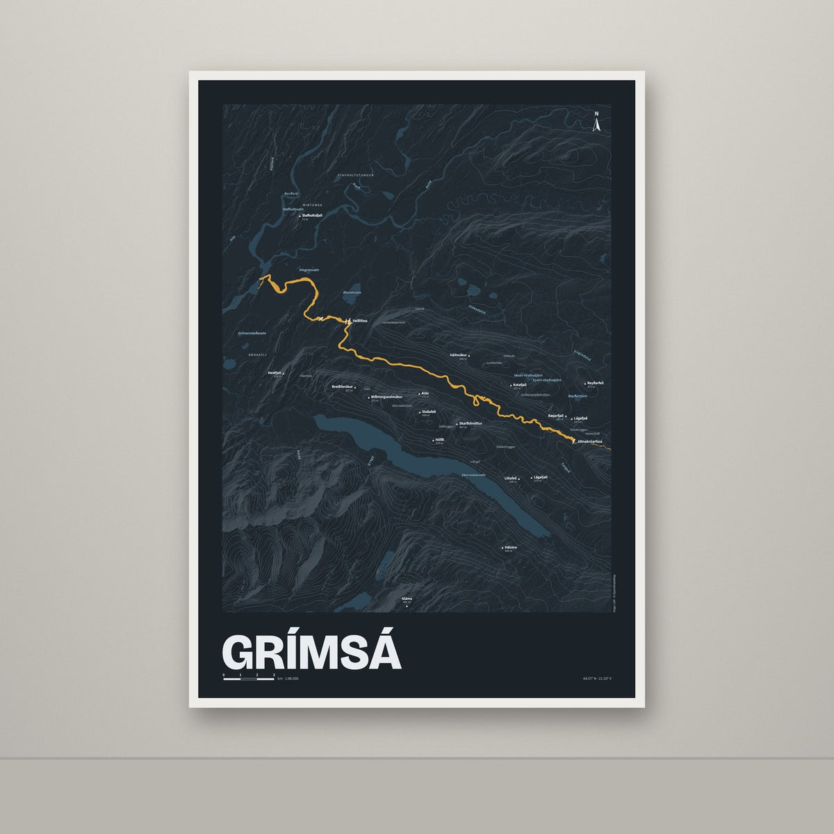 Grímsá – Nótt, okkurgulur