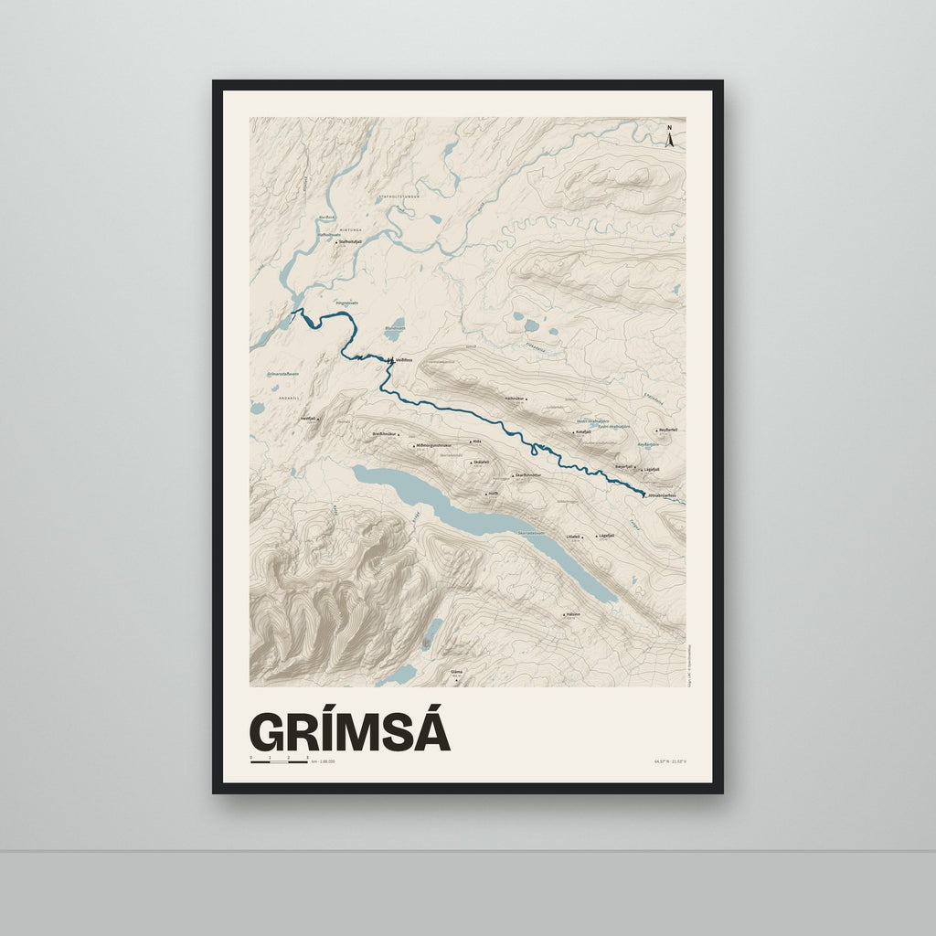 Grímsá – Sandur, blár