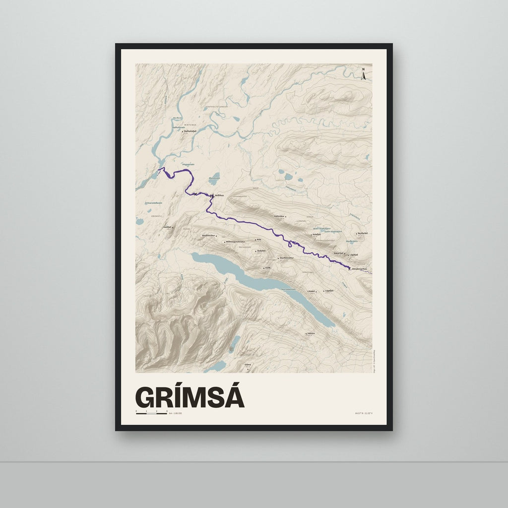 Grímsá – Sandur, lúpínufjólublár