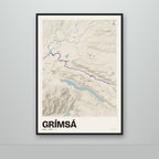 Grímsá – Sandur, lúpínufjólublár