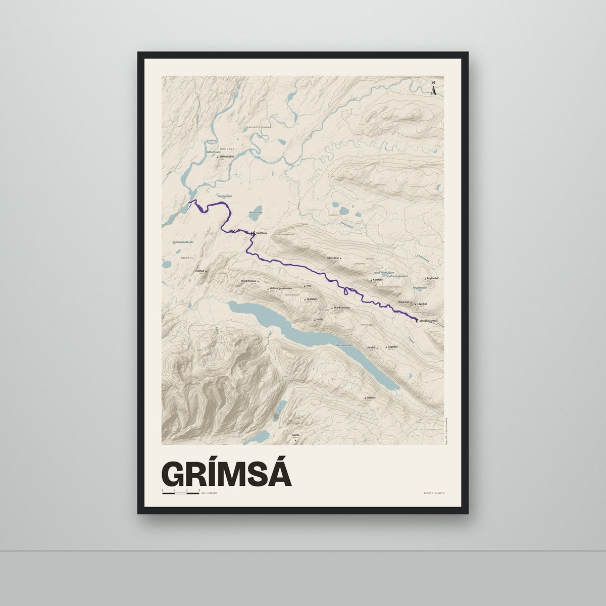 Grímsá – Sandur, lúpínufjólublár
