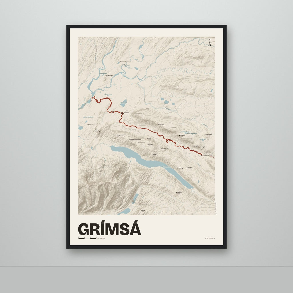 Grímsá – Sandur, rauður