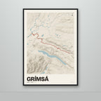 Grímsá – Sandur, rauður