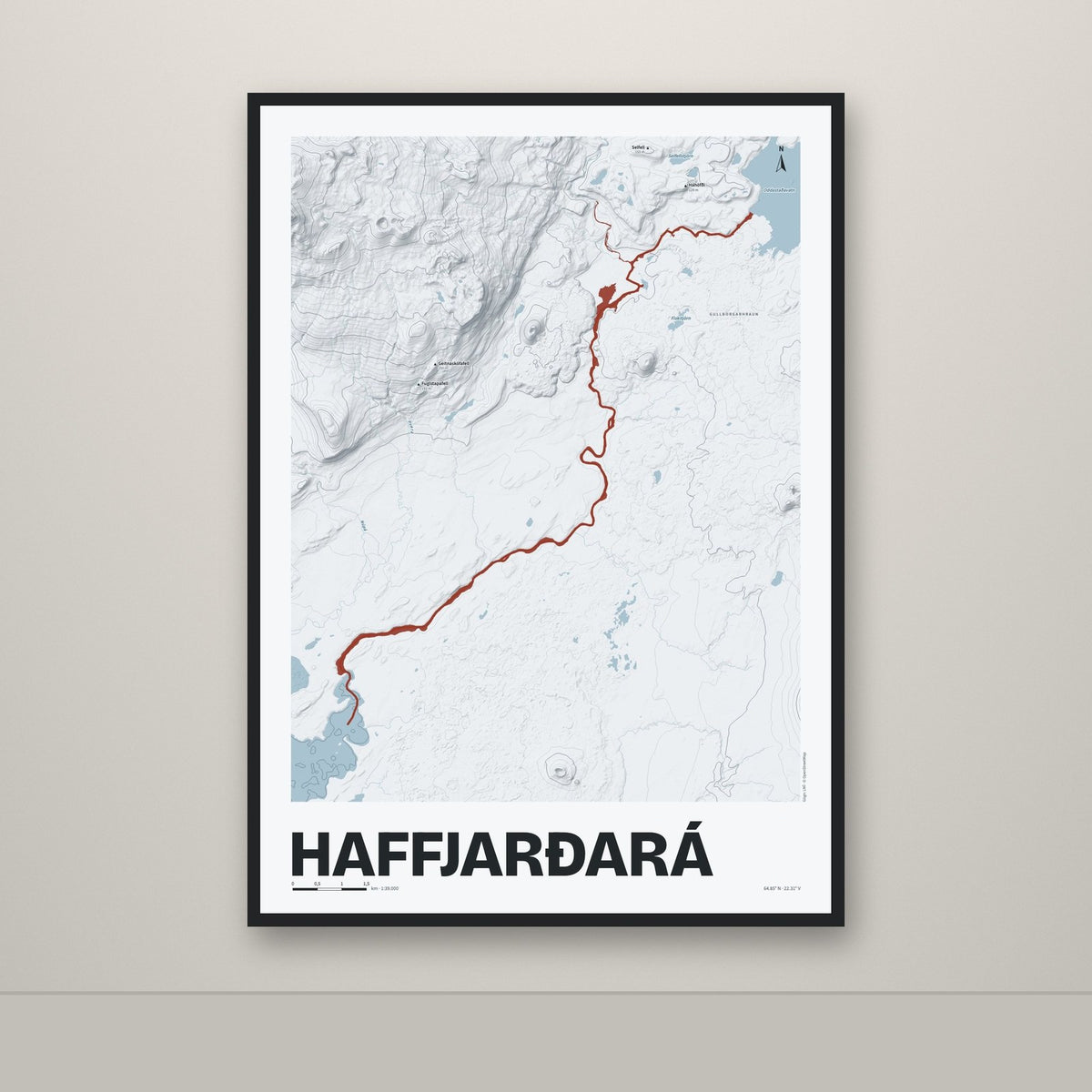 Haffjarðará – Ljóst, rauður