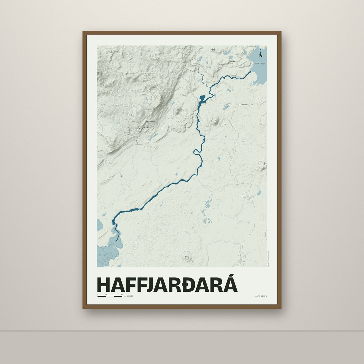 Haffjarðará – Mosi, blár