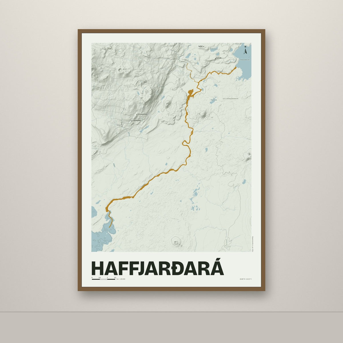 Haffjarðará – Mosi, okkurgulur