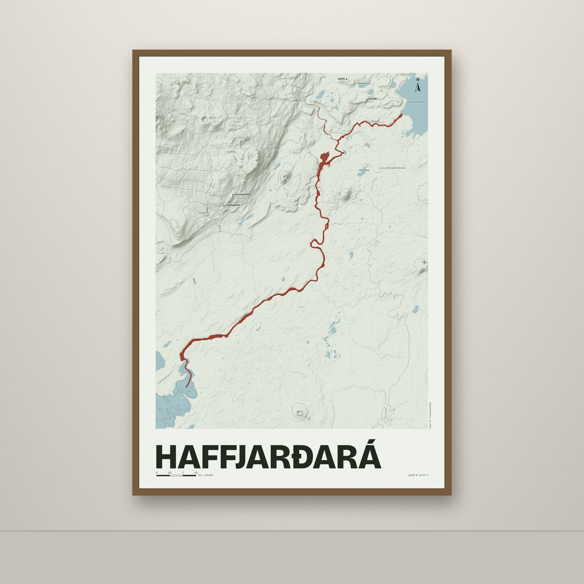 Haffjarðará – Mosi, rauður