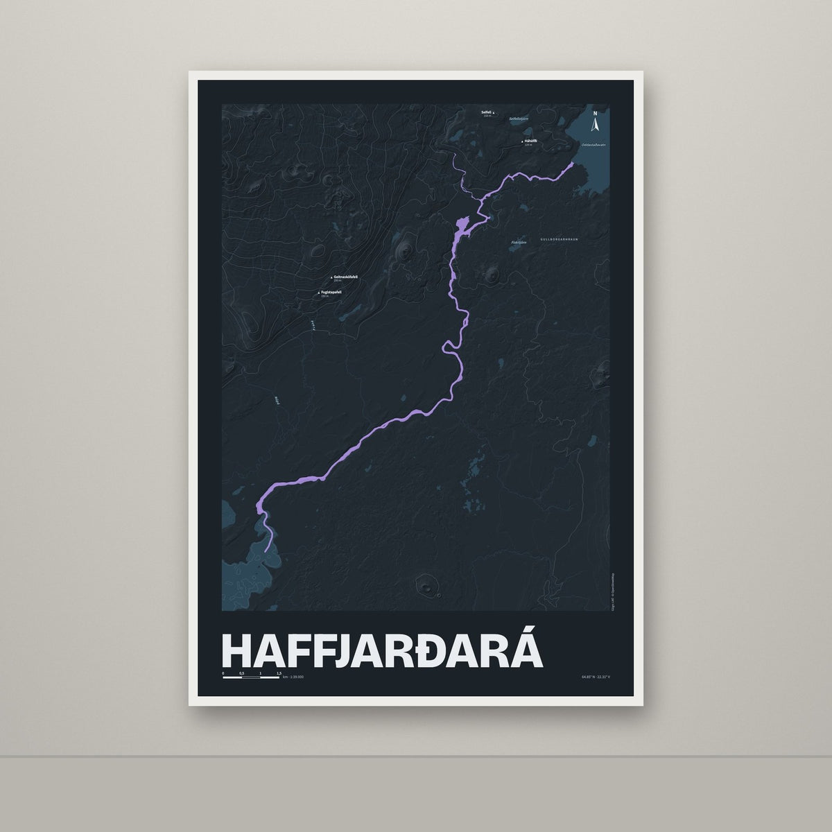 Haffjarðará – Nótt, lúpínufjólublár