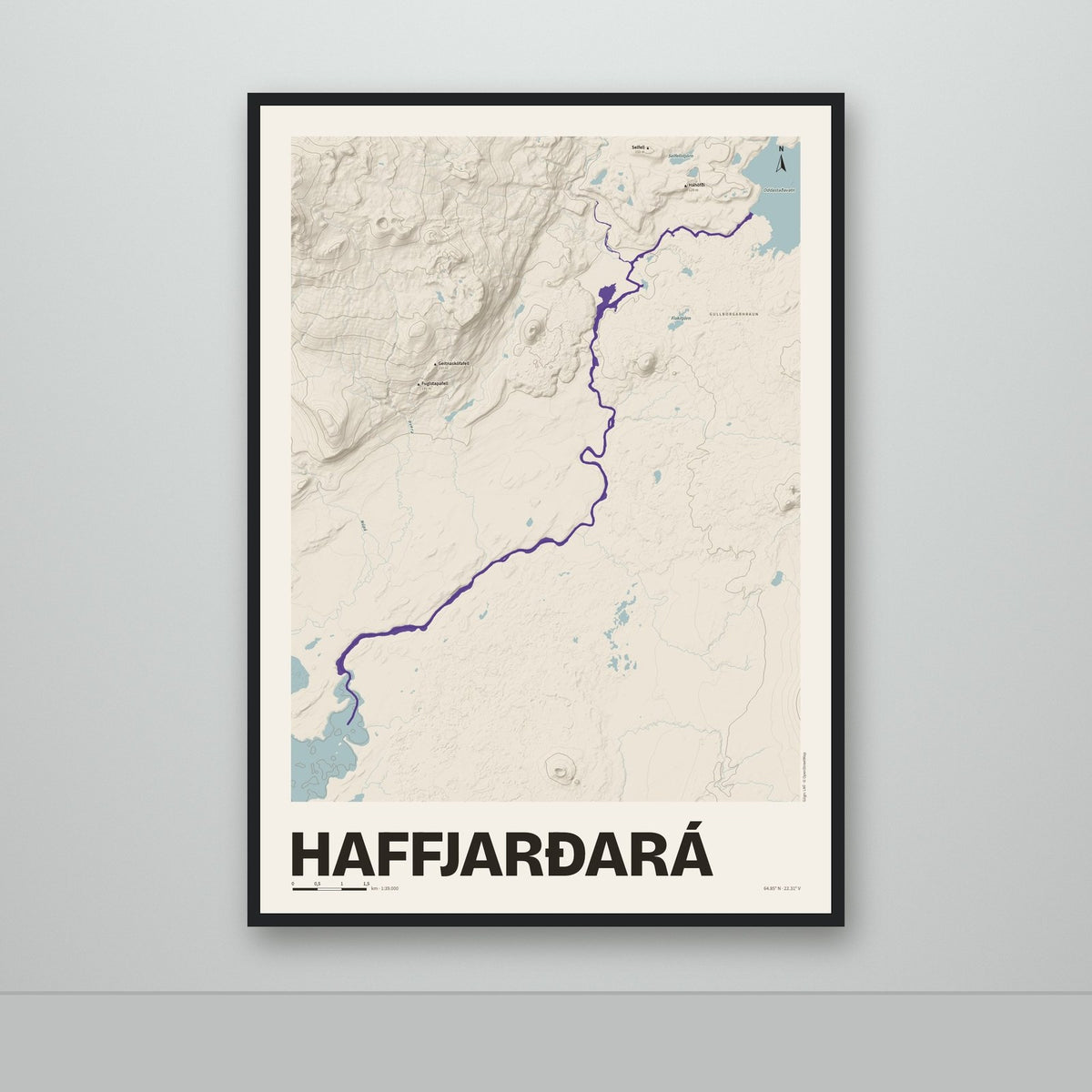 Haffjarðará – Sandur, lúpínufjólublár