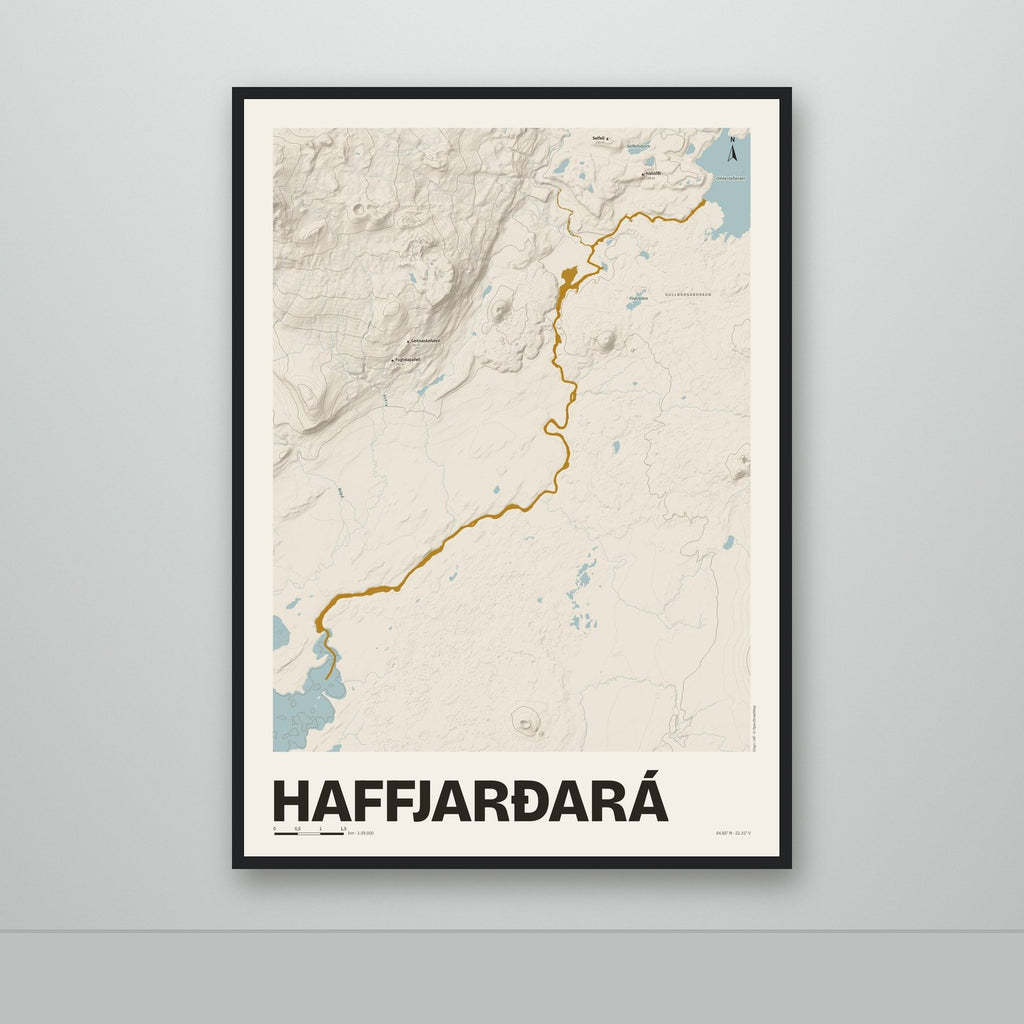 Haffjarðará – Sandur, okkurgulur