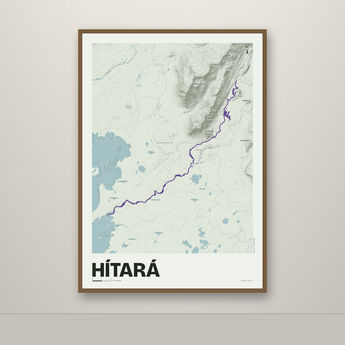 Hítará – Mosi, lúpínufjólublár