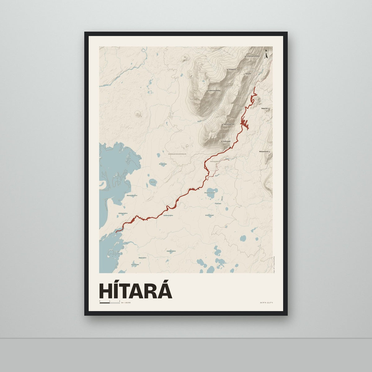 Hítará – Sandur, rauður