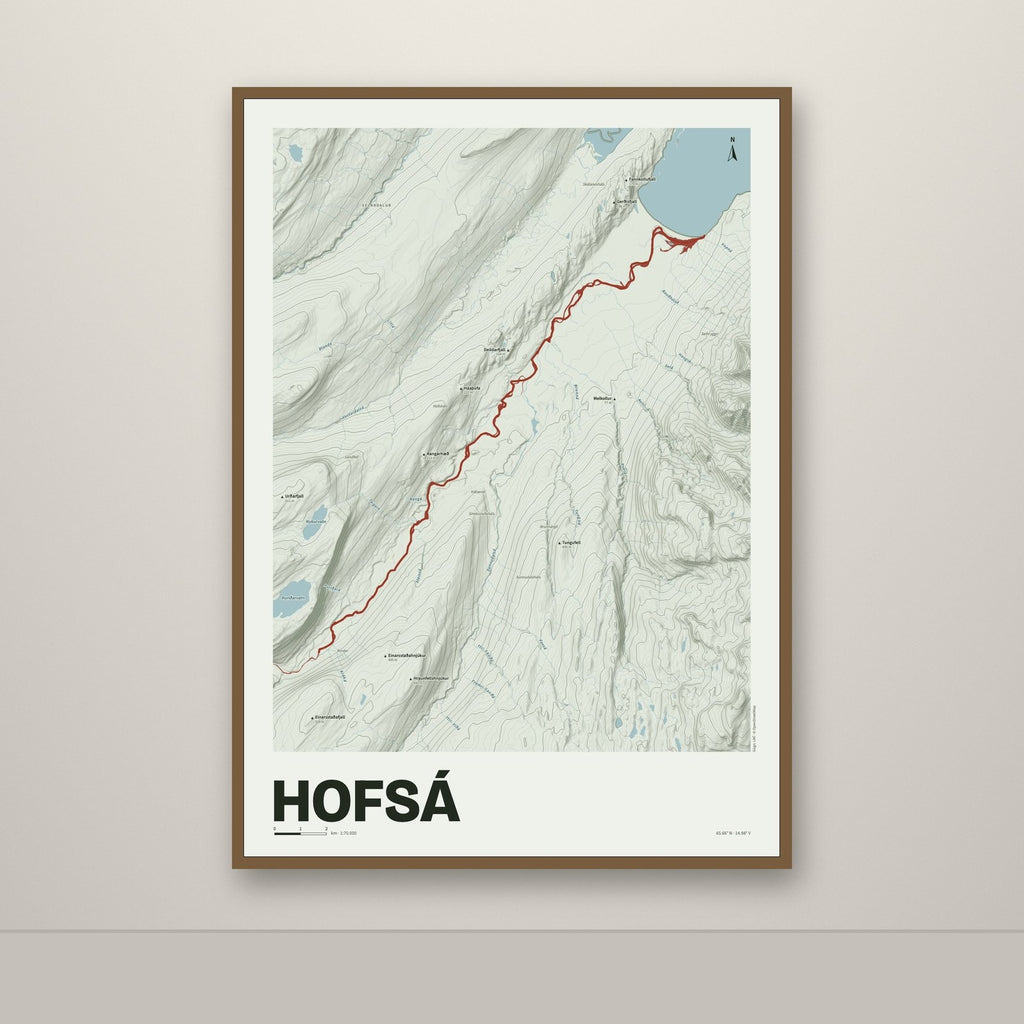 Hofsá – Mosi, rauður