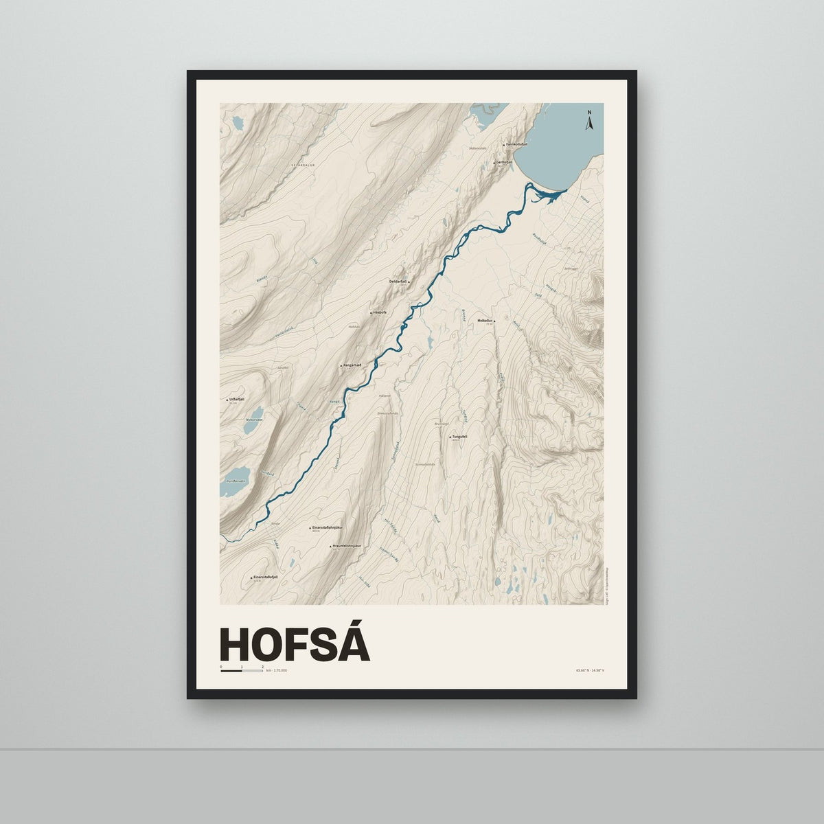 Hofsá – Sandur, blár