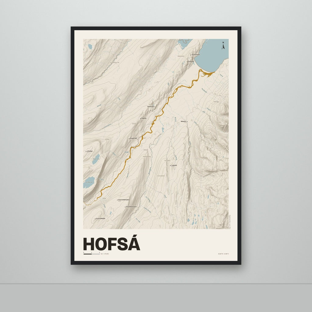 Hofsá – Sandur, okkurgulur