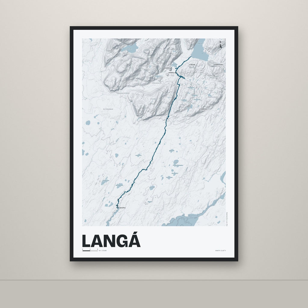 Langá – Ljóst, blár