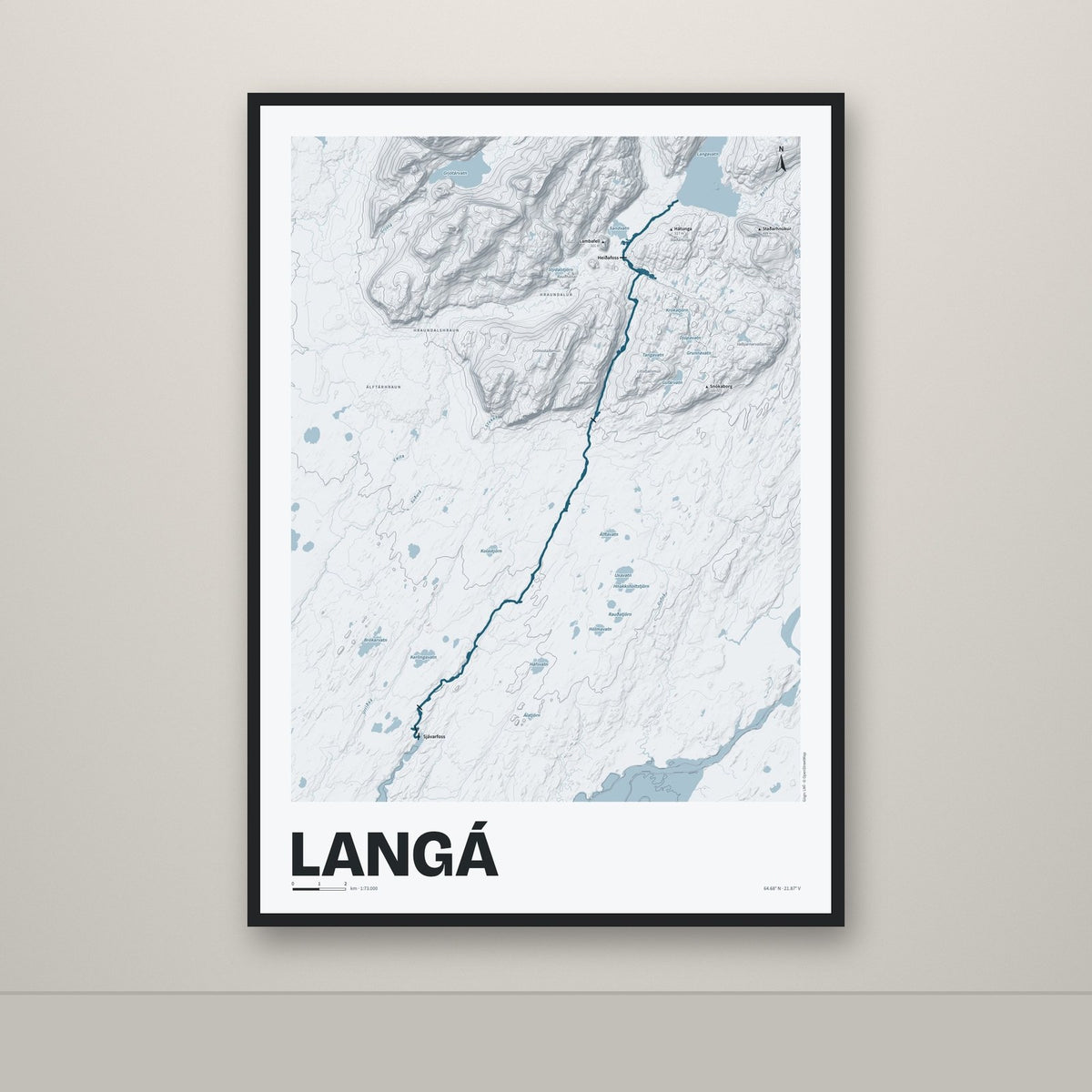 Langá – Ljóst, blár