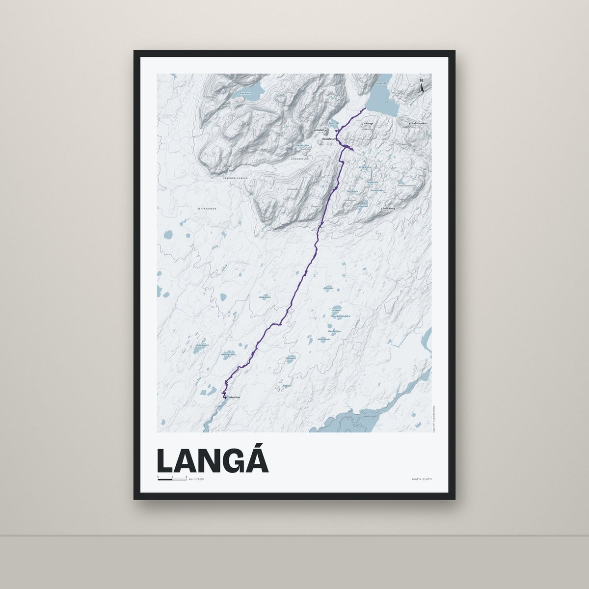 Langá – Ljóst, lúpínufjólublár
