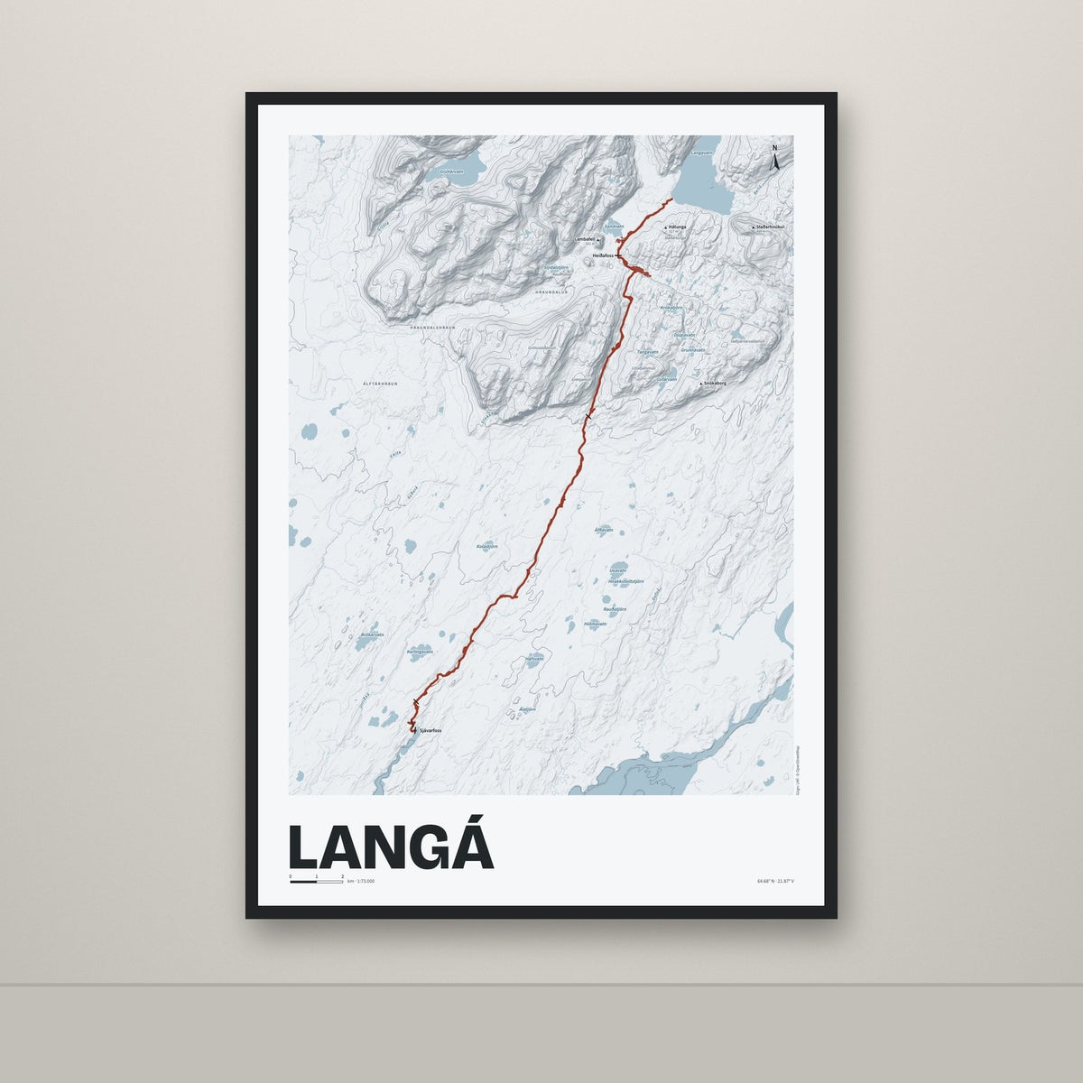 Langá – Ljóst, rauður