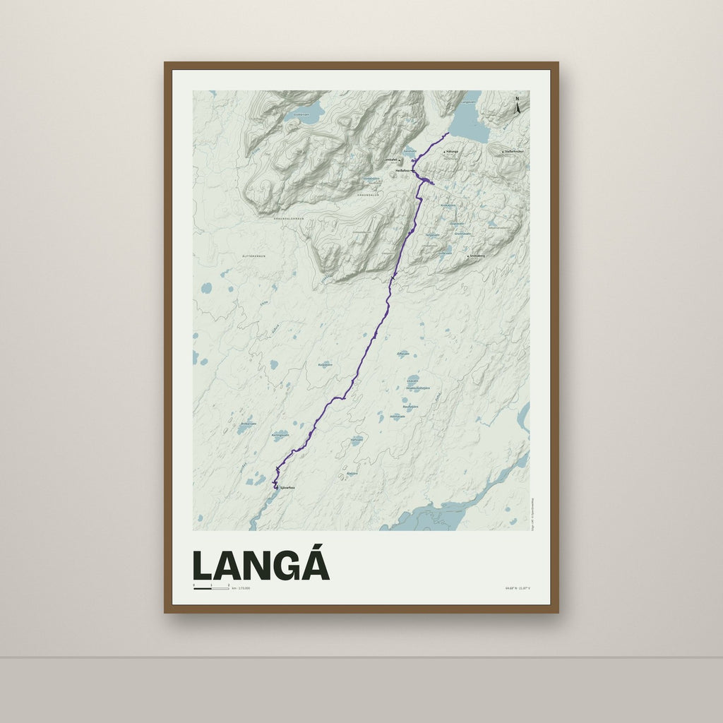 Langá – Mosi, lúpínufjólublár