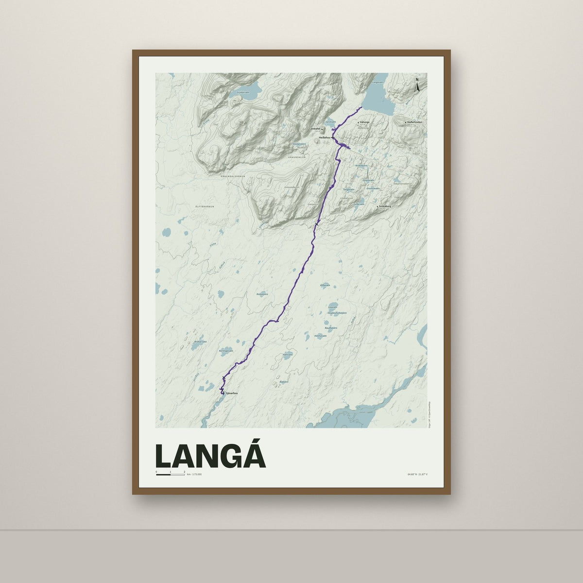 Langá – Mosi, lúpínufjólublár