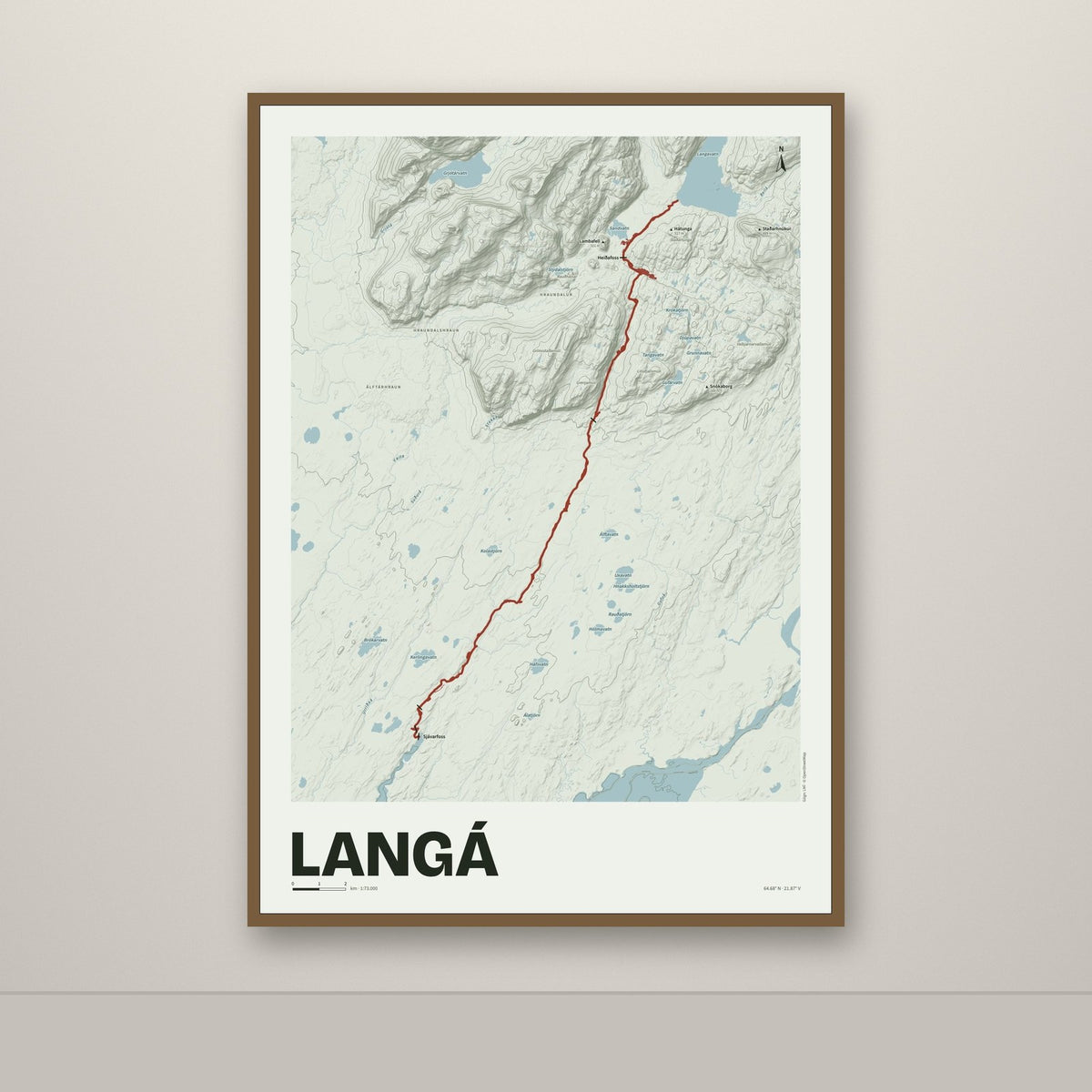 Langá – Mosi, rauður