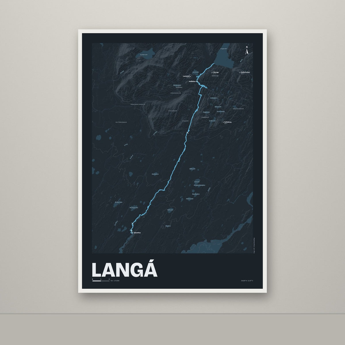 Langá – Nótt, blár